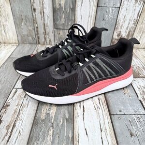 Puma Black Coral PACER NET CAGE Sneakers Sz 9